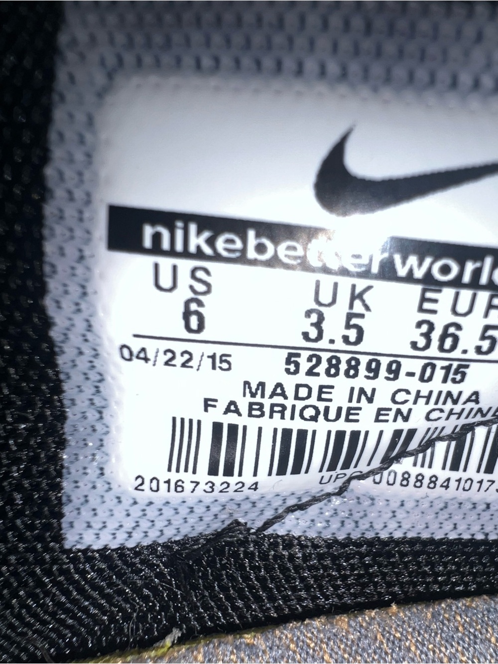 Nike Dunk Sky High Black Metallic Hematite Women's Size 6 - Picture 6 of 6